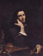 Gustave Courbet Self-Portrait painting